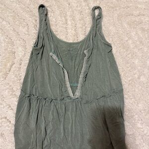 American Eagle Outfitters Sage Green Tank Top
